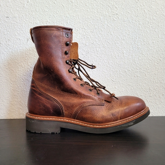 Bonanza Brown Leather Boots - Picture 4 of 4